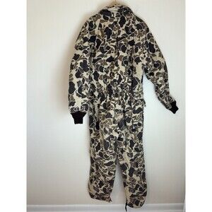 VTG Walls Hunting Camo Coveralls Cotton M Tall Insulated Overalls Blizzard Pruf